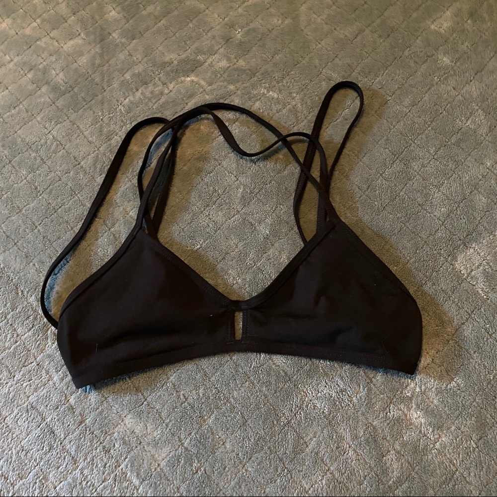 JOLYN Vent Black Bikini Top